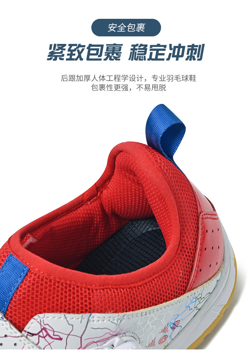 In Stock Couple Style Fashion Badminton Shoes New Style Mandarin Duck Table Tennis Tennis Non-Slip Wear-Resistant Sports Shoes