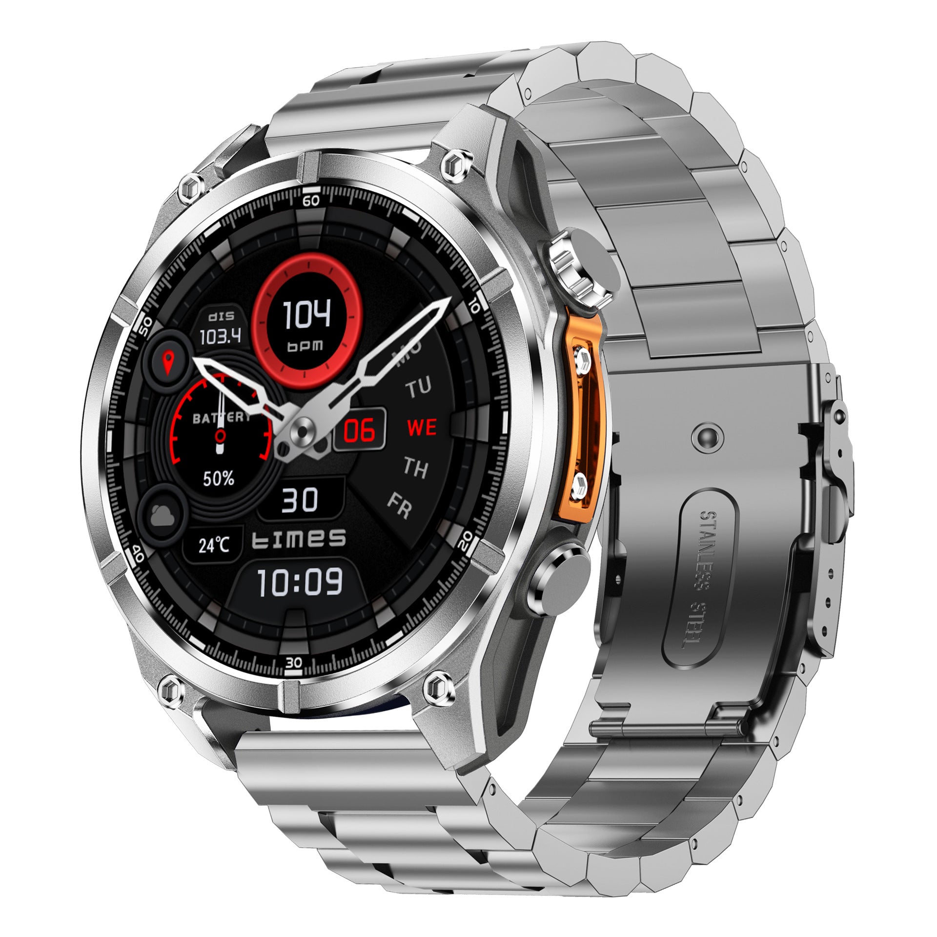 HD300Smart Watch Bluetooth Call Heart Rate Monitor Pedometer Sleep Altitude Barometric Pressure Depth Waterproof Sports Three-Proof