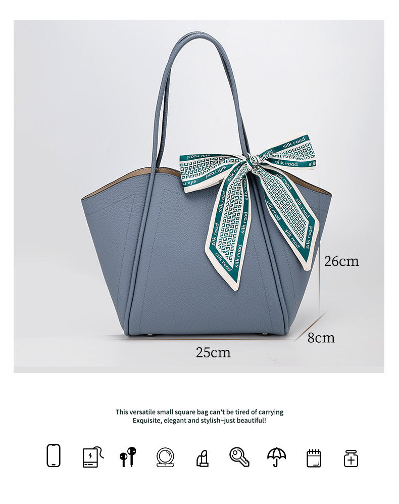 European and American Versatile Wing Bag for Women, Large Capacity Scarf Fashion Women's Bag, Light Luxury Texture Single Shoulder Underarm Bag