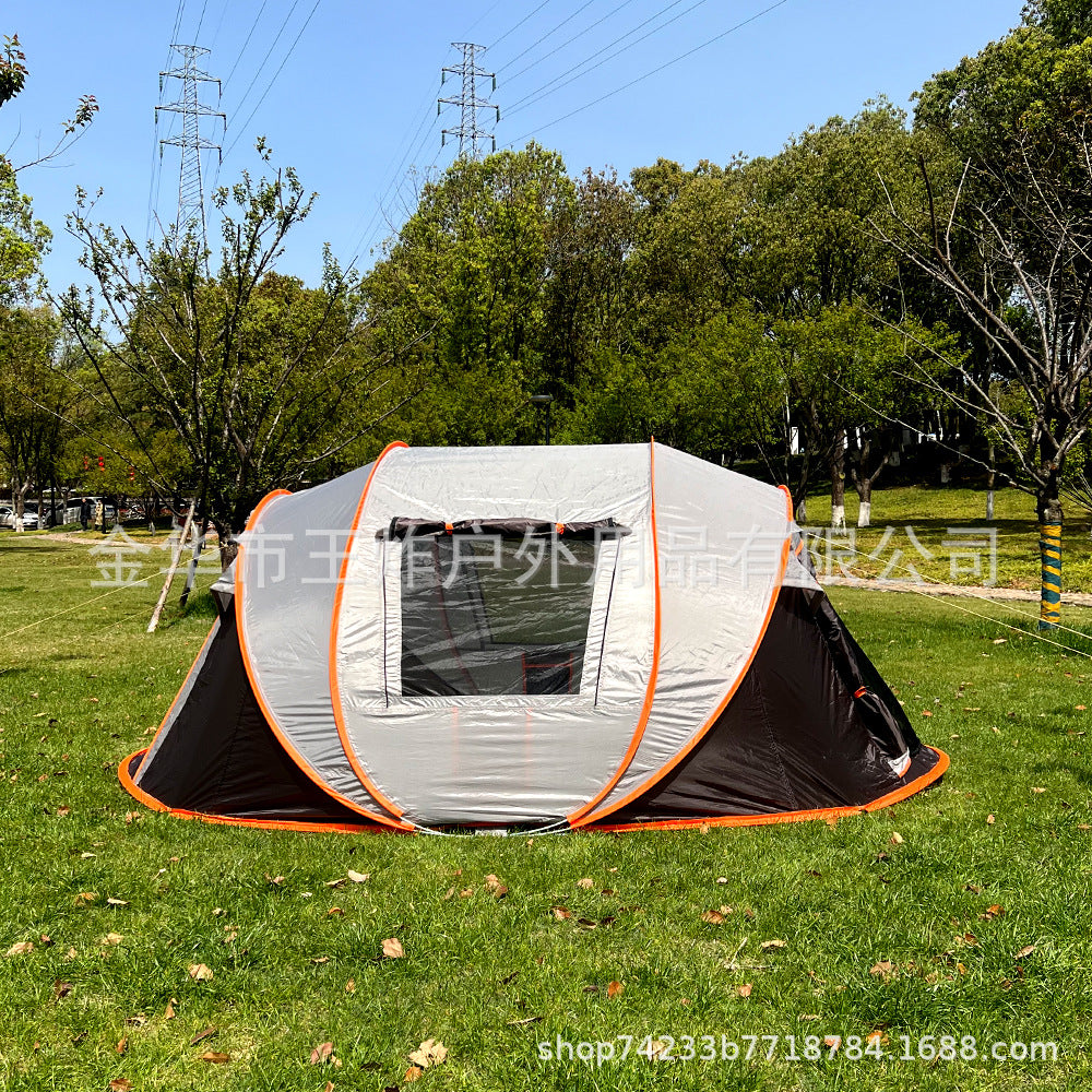 Hot-Selling Fully Automatic Hand-Pull Quick-Open Tent Travel Tent Camping Windproof Rainproof Sunproof Tent