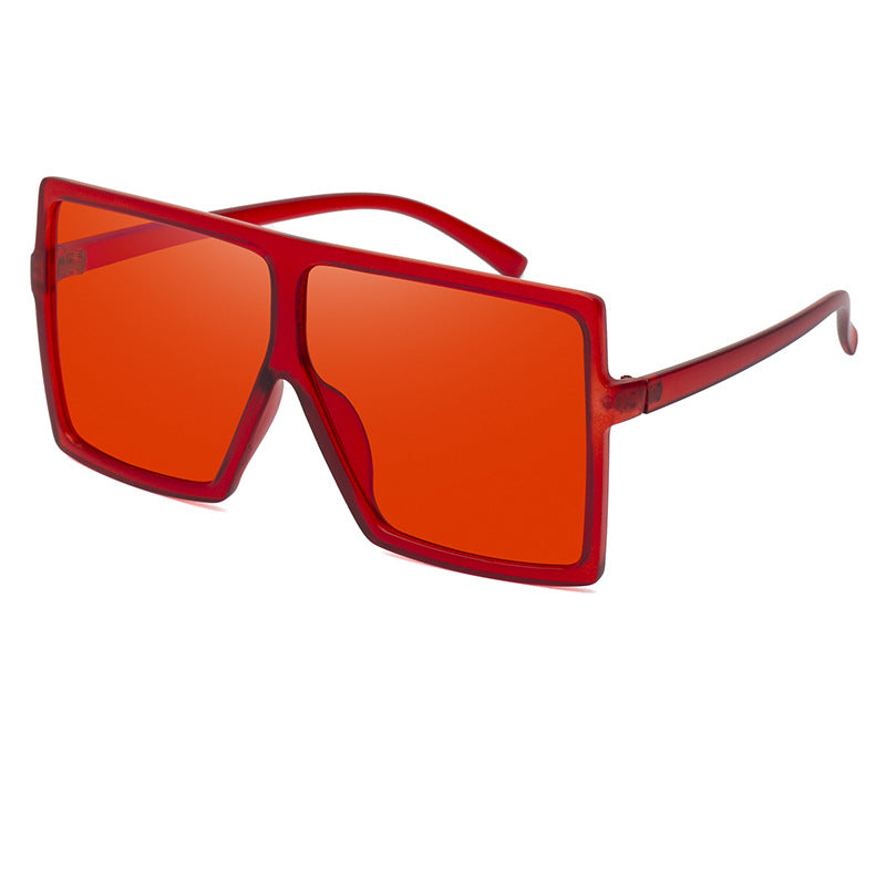 Large Frame UV Protection Sunglasses17059European and American Fashion Internet Celebrity Sunglasses for Women Trendy sunglasses