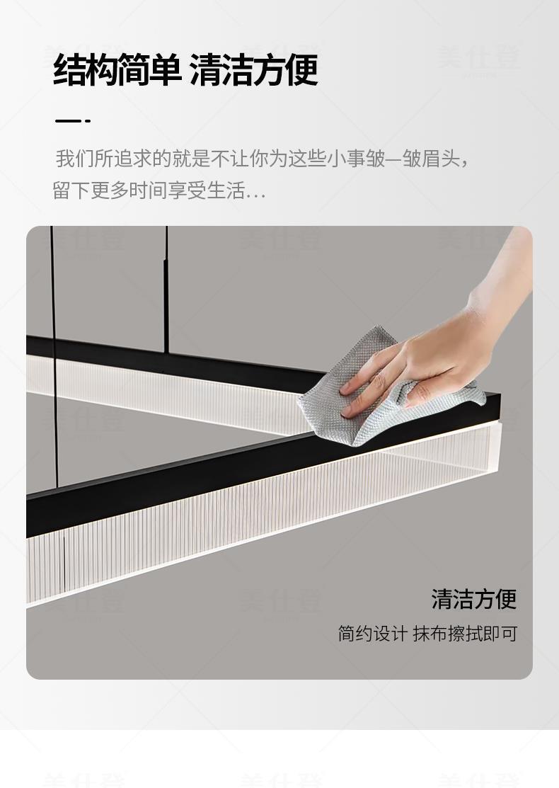 2025New High-End Light Luxury Living Room Chandelier Hall Main Light Atmospheric Dining Room Eye Protection Mountain Lamp Set Combination