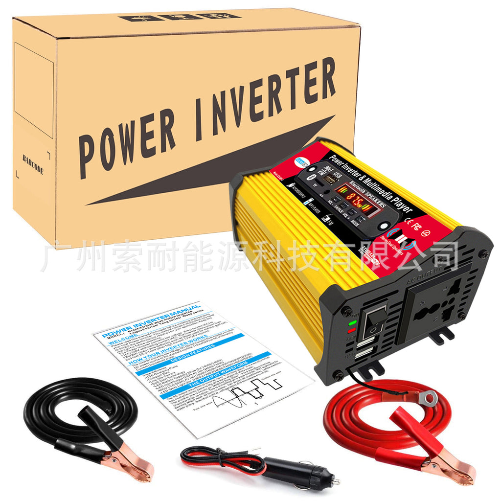 Car Converter Small Electrical Car Inverter300W 12V110V/220V Double USB Mouth MP3Player