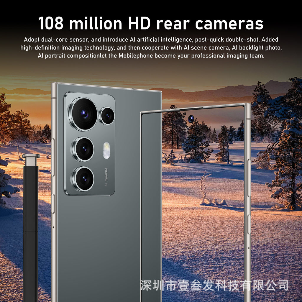 New S25 Ultra Smartphone12+512 7.3Inch Large Screen C25Ultra Mobile Phone