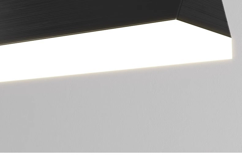 Modern Minimalist Creative Long Dining Table Minimalist Bar Counter Linear Restaurant Pendant Light Dining Room Zhongshan Lighting New Model