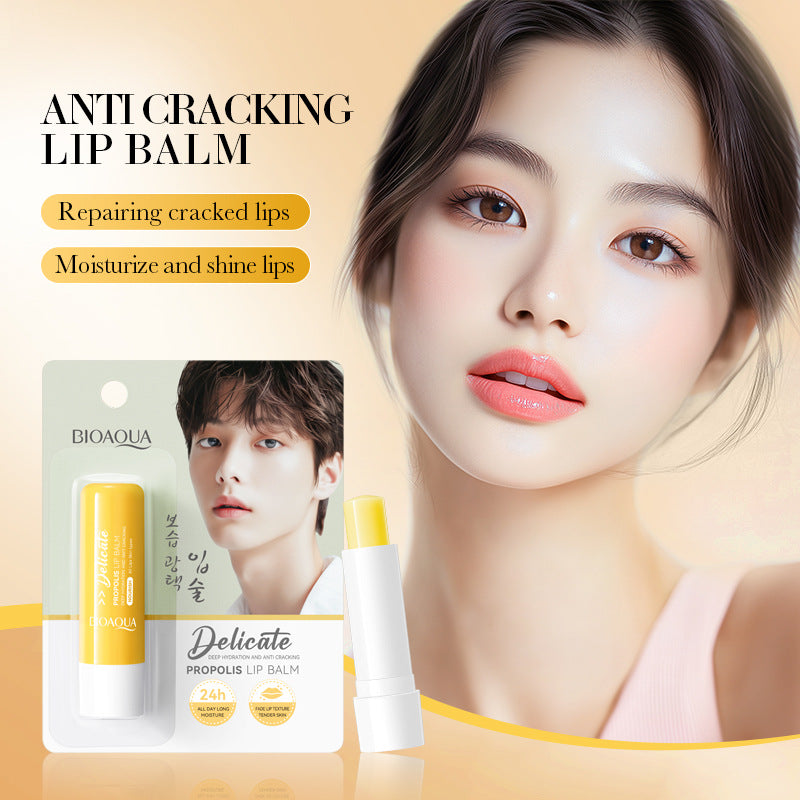 Propolis Softening Lip Balm BIOAOUA Anti-chapped Moisturizing Lip Balm Cross-Border Wholesale