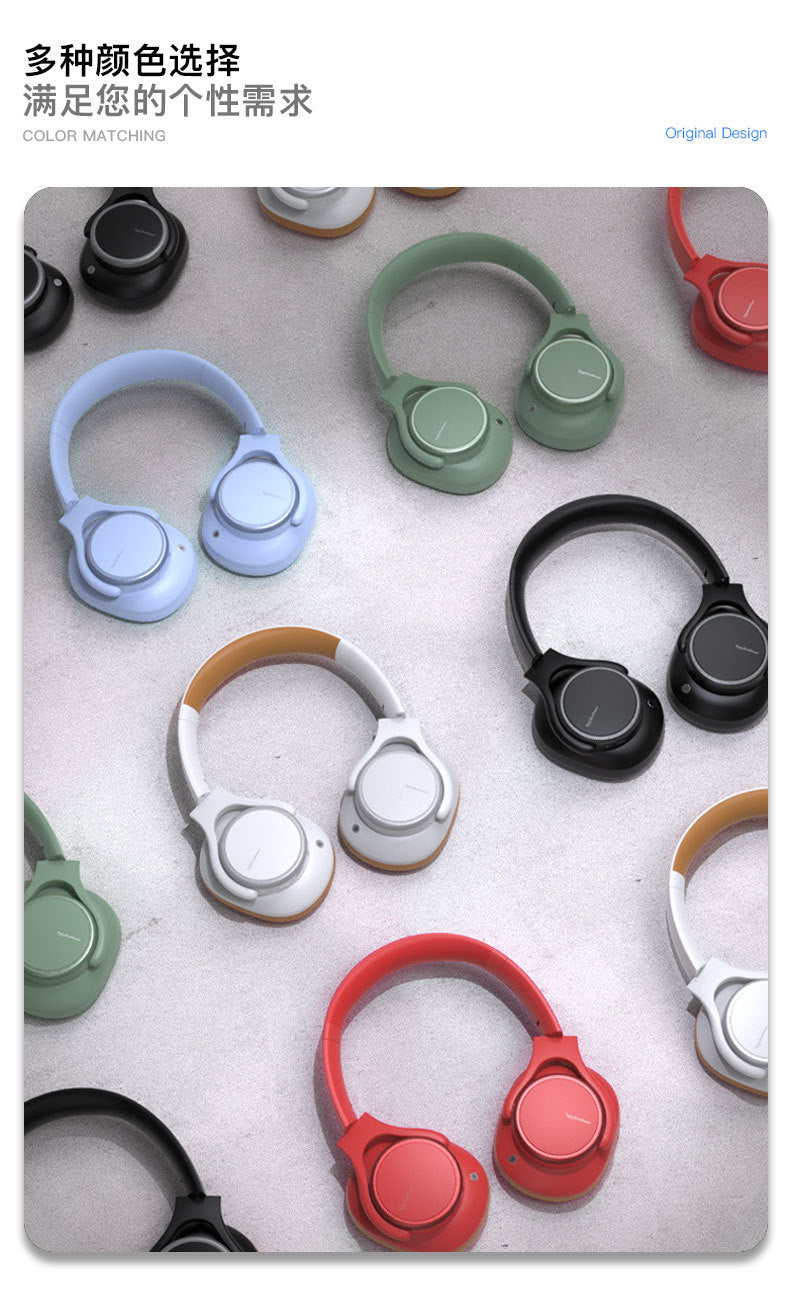 Private Model2025New model with deep bass and long battery life ANC Noise reduction wireless over-ear Bluetooth headphones with patent B15