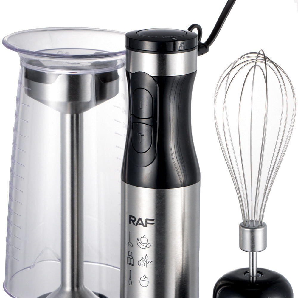 RAF European Standard Multi-Functional 4-in-1 Cooking Stick Baby Food Electric Stirring Stick Cooking Machine Juicing and Cutting Vegetables