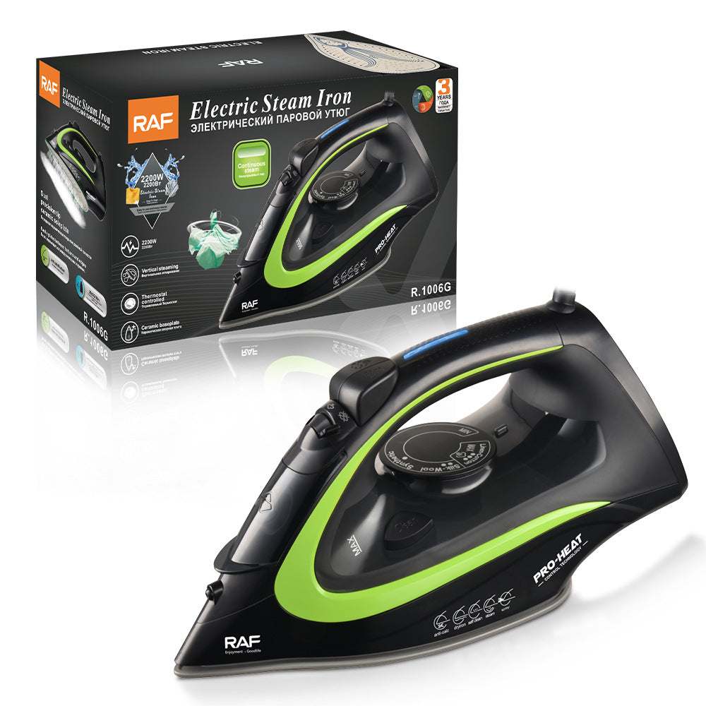 RAF European Standard Household Handheld Steam Electric Iron Multi-Functional Ironing Machine Portable Small Clothes Ironing Machine1006