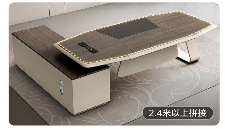 Office Desk Boss Desk Simple Modern Executive Desk Office Desk Office Chair Set Manager Desk President Desk