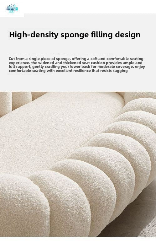 Lazy Sofa Pumpkin Chair Tatami Single Cream Style Reclining and Sleeping Small Apartment Small Bedroom Balcony Room