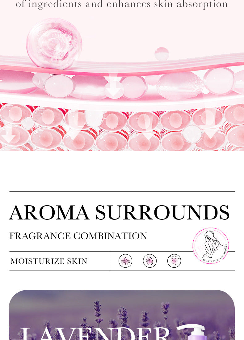 Bathing Set SADOER Rose Fragrance Shampoo Lavender Shower Gel Cross-Border Wholesale