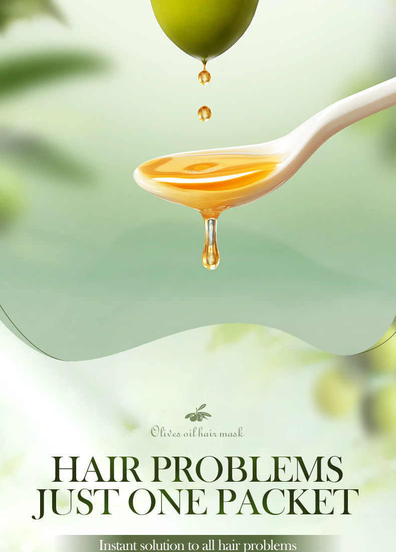 Olive Oil Hair Mask350g SADOER Repair and Improve Frizz Bagged Hair Mask Cross-Border Wholesale