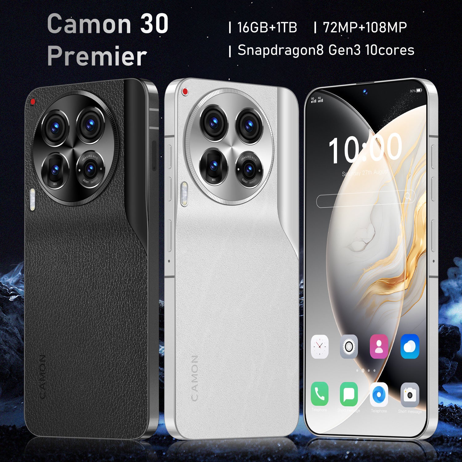 New Camon 30Mobile Phone16+1T 7.38incell Notch Screen4G Intelligence(Popular)