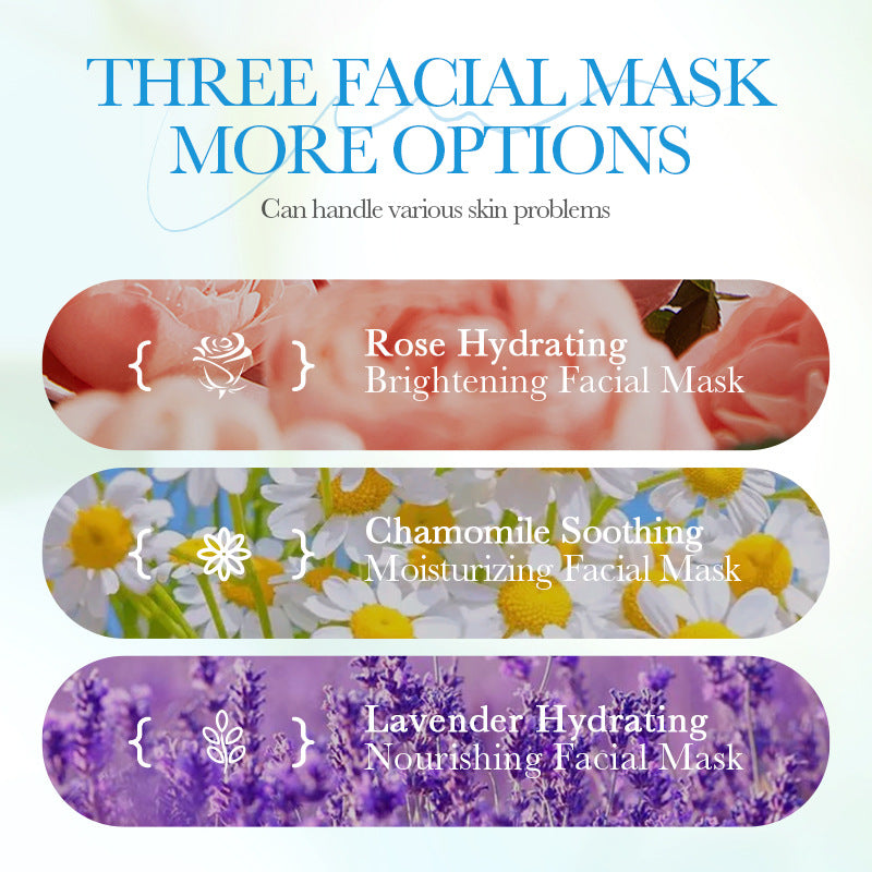 Plant Face Mask25g ZOZU Lavender Hydrating Moisturizing Chamomile Cross-Border Enmu Wholesale