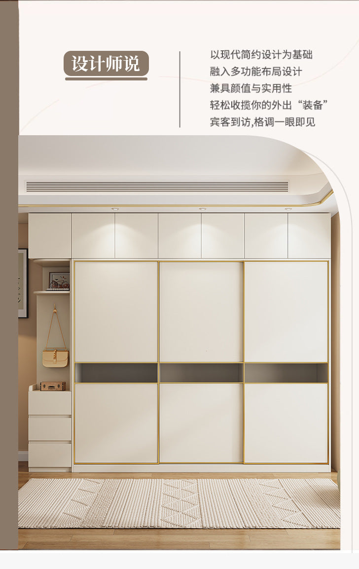 One Door to the Top3Ultra-high sliding door wardrobe2.9/2.8/2.7/5.6/2.5Master Bedroom Storage Wardrobe Cabinet