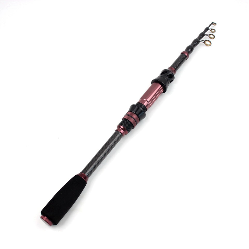 New Ultra Short Sea Rod Carbon High Quality Portable Fishing Rod Retractable Lure Casting Rod Fishing Gear Manufacturer Wholesale