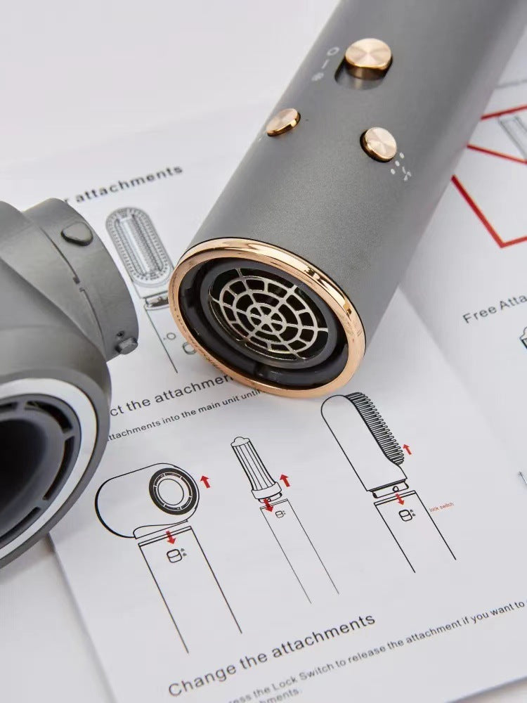 ФенMultifunctional 5-in-1 Hot Air Comb Curling Iron Styling High Power High Speed Hair Care Negative Ion Hair Dryer