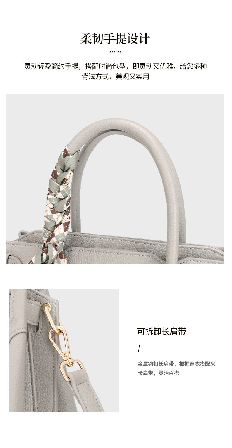 Elegant Handbag for Women Mother's Day Gift Birthday Light Luxury Versatile New Trendy Middle-aged Ladies Mom Bag Commuting