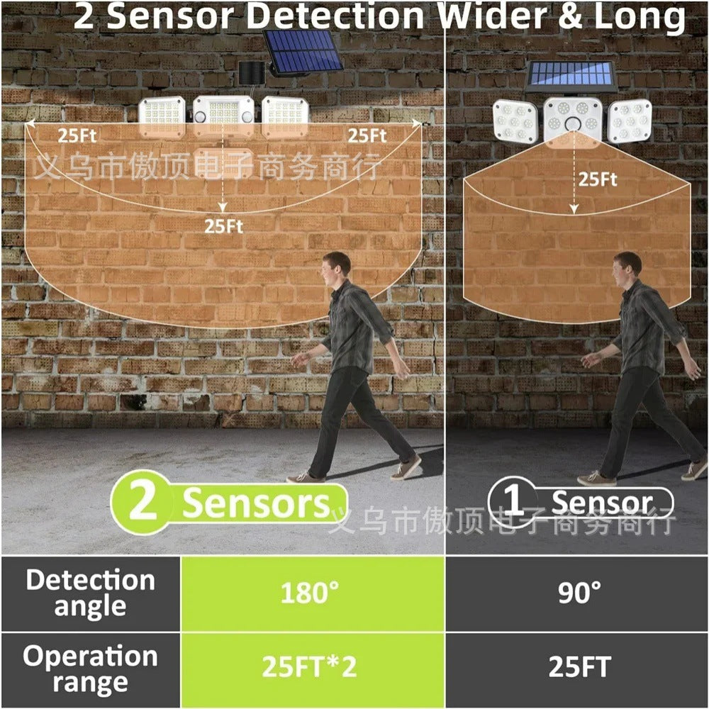 Solar Light Outdoor Garden Light Human Body Sensing Split Street Light Waterproof Wall Garden Garage Lighting Wall Light