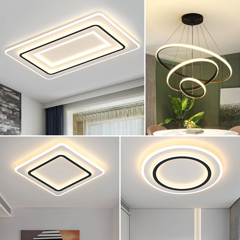 Zhongshan Lighting Ceiling Light LED Bedroom Dining Room Living Room Light Modern Simple Elegant Whole House Package Set Balcony