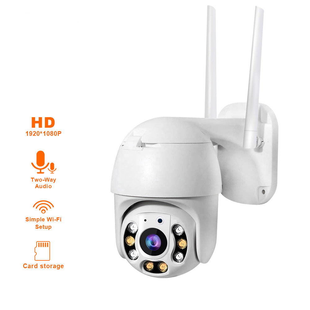 A6Outdoor Wireless Surveillance Camera WiFi Network PTZ Surveillance Camera High Definition Outdoor Waterproof Dome Camera