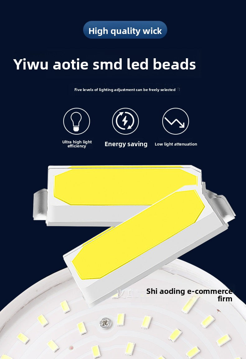 Solar Lamp LED Foldable Bulb Light Home Power Outage Emergency Light Tent Light Camping Light Night Market Stall Light