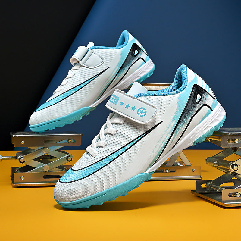 2025World Cup Children's Soccer Shoes Boys Youth Students Girls Spike Long Spike Competition Training Sports Shoes