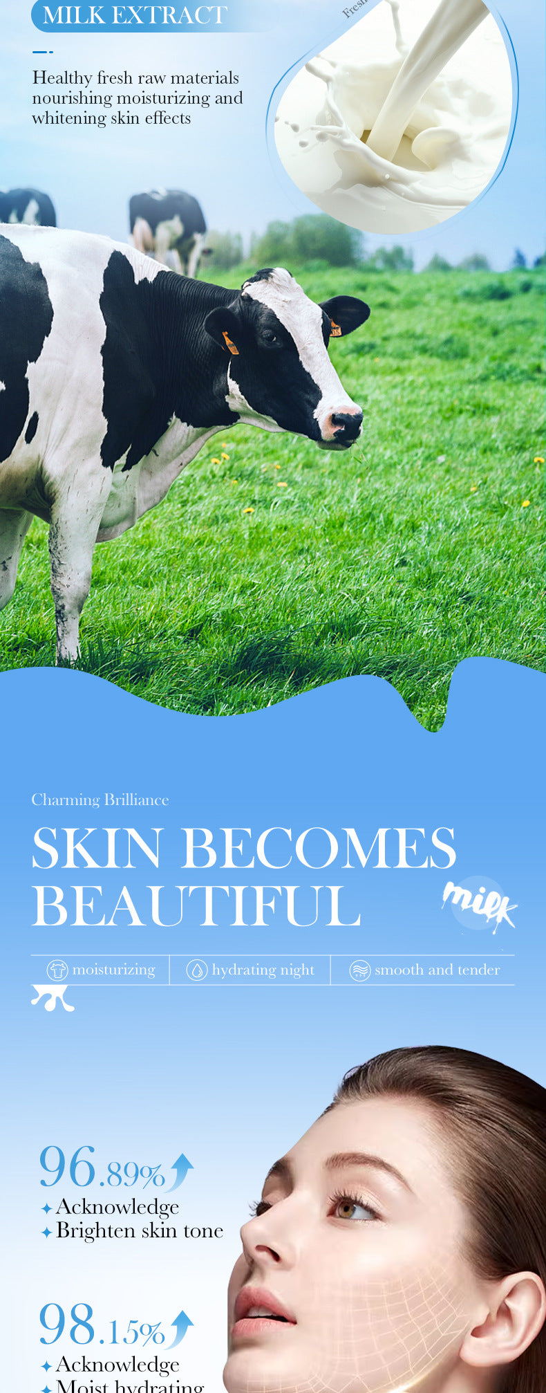 Milk Sleeping Mask SADOER Ceramide Mask Skin Rejuvenation Moisturizing Mask Cross-Border Wholesale