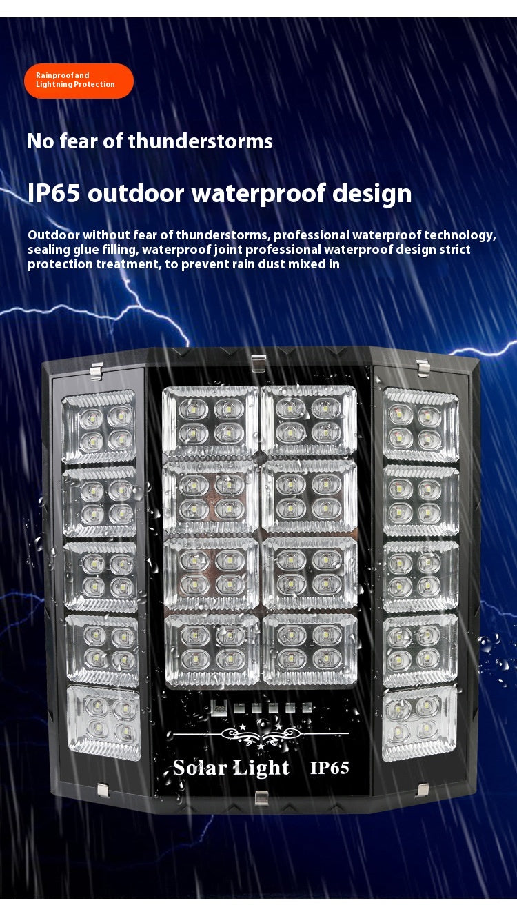 Wholesale New Solar Garden Lights for Rural Outdoor Rainproof ABS Body with LED Light Source IP65 Rating for Foreign Trade