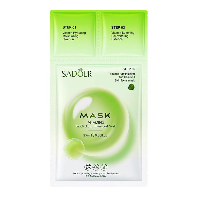 Trilogy Mask SADOER Hyaluronic Acid Firming Acne Removal Hydrating Beauty Mask Cross-Border Wholesale