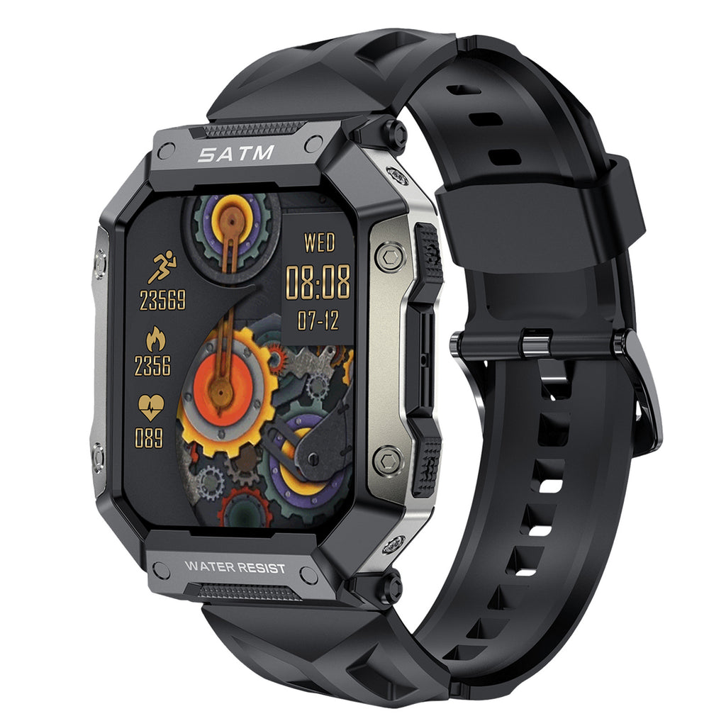 PG333Smart Watch2.01inch Bluetooth Call, Heart Rate Monitor, Pedometer, Sleep Tracker, Message Reminder, Waterproof, Shockproof, Dustproof Sports