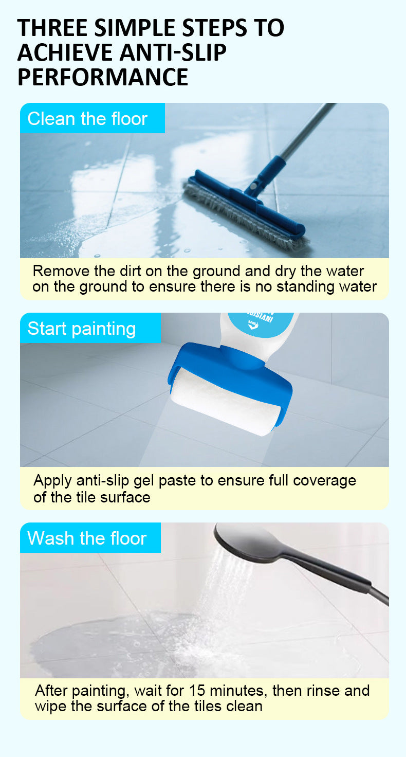 Tile Anti-Slip Gel Paste baolisi Home Bathroom Floor Tile Marble Anti-Slip Agent Manufacturer Wholesale
