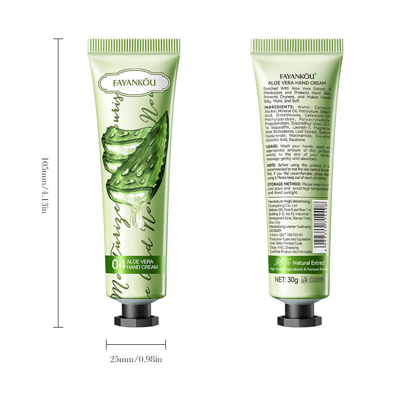 Full English Plant and Fruit Hand Cream FAYANKOU Moisturizing Autumn and Winter Anti-Dry Crack Hand Cream  Foreign Trade Wholesale