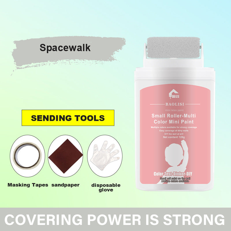 Tik Tok Same Style Small Roller Brush Paint Odorless Wall Repair Paste for Dirt and Graffiti, Latex Paint Repair