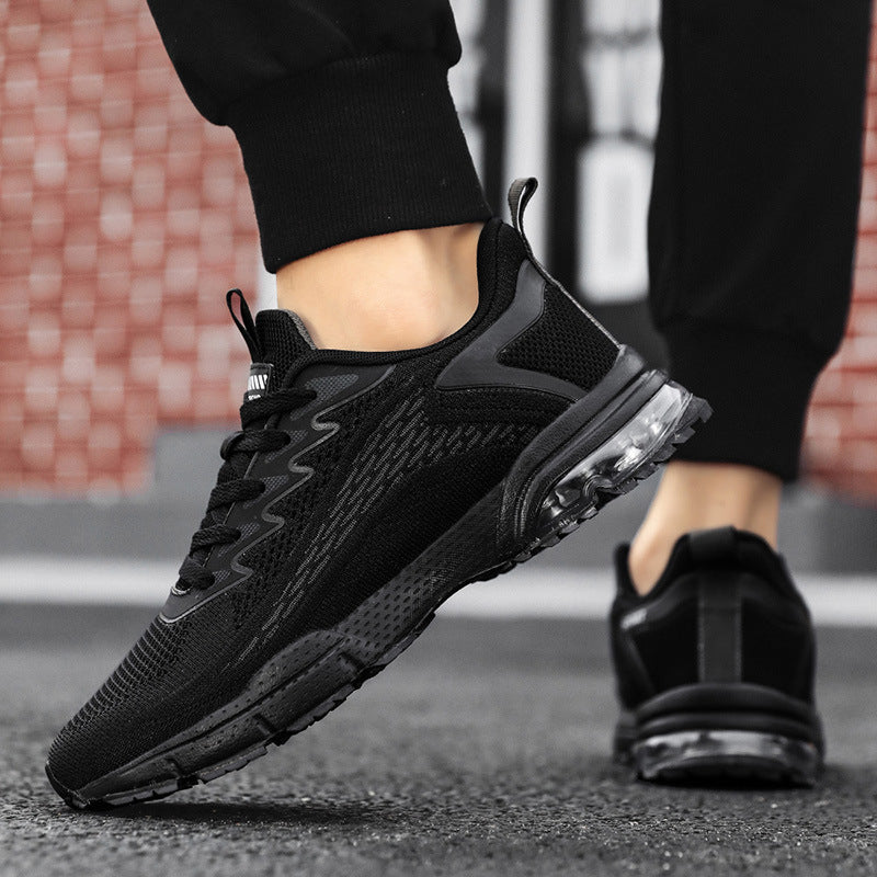 New Fashion Jelly Sole Men's Shoes Flyknit Breathable Casual Shoes Student Running Sports Shoes Export Men's Shoes