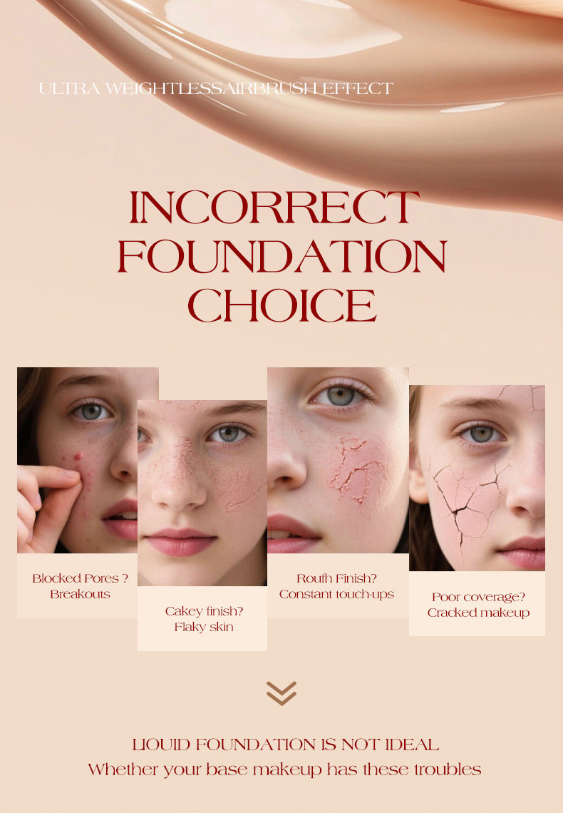 ICVC#Sunscreen Foundation40g Large Capacity Waterproof Long-lasting Non-smudge Lazy Primer Cream E-commerce