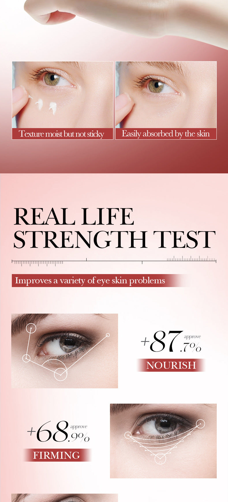 Snail Moisturizing Eye Cream BIOAOUA Hydrating and Moisturizing Eye Cream for Cross-Border Wholesale