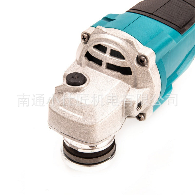 Cross-Border Dropshipping Two Batteries and One Charger Lithium Battery Angle Grinder Rechargeable Cordless Polisher Household Grinding Angle Grinder Brushless