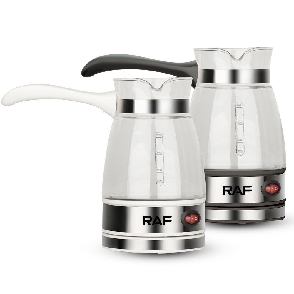 RAF New European Standard Electric Coffee Kettle Water Kettle Heating Transparent Kettle
