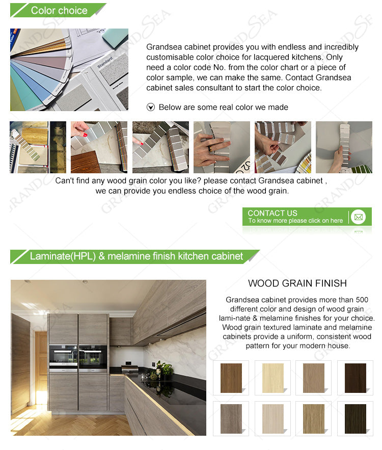Modern Acrylic Kitchen Design Unit Cabinet Door Modular Lacquer Kitchen Cabinet