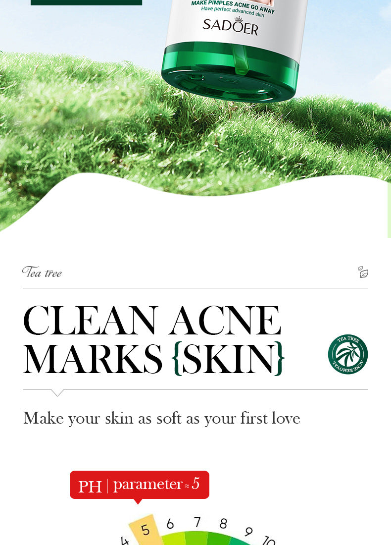 Full English Tea Tree Mousse Facial Cleanser150gSADOER Clean Bubble Dense Facial Cleanser  Wholesale