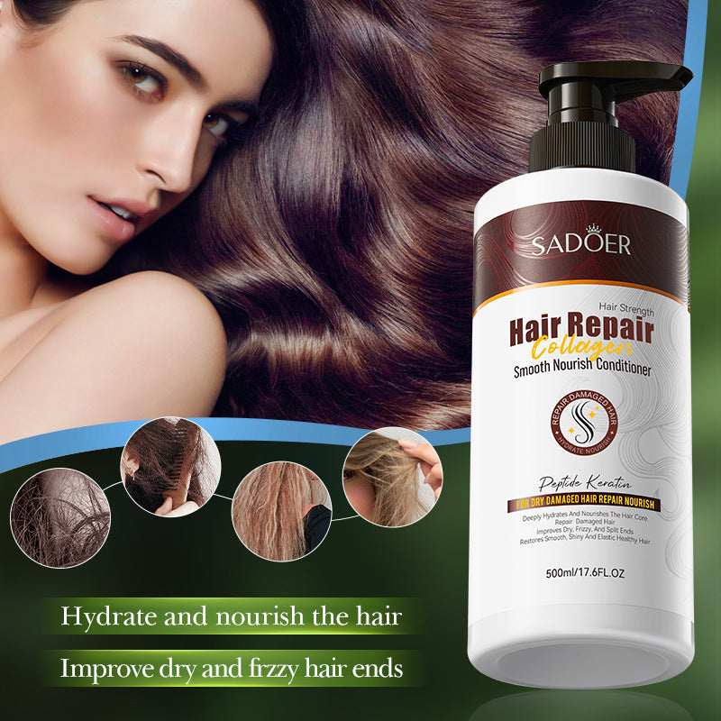 Collagen Smooth Conditioner SADOER Repair and Nourishing Hair Conditioner Cross-Border Wholesale
