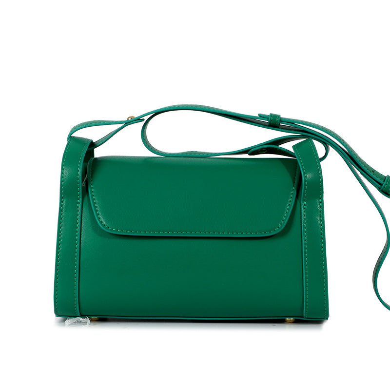 Trolis New Women's Bag2024Vintage Crossbody Bag Stylish Versatile Shoulder Bag Internet Celebrity Texture Small Square Bag