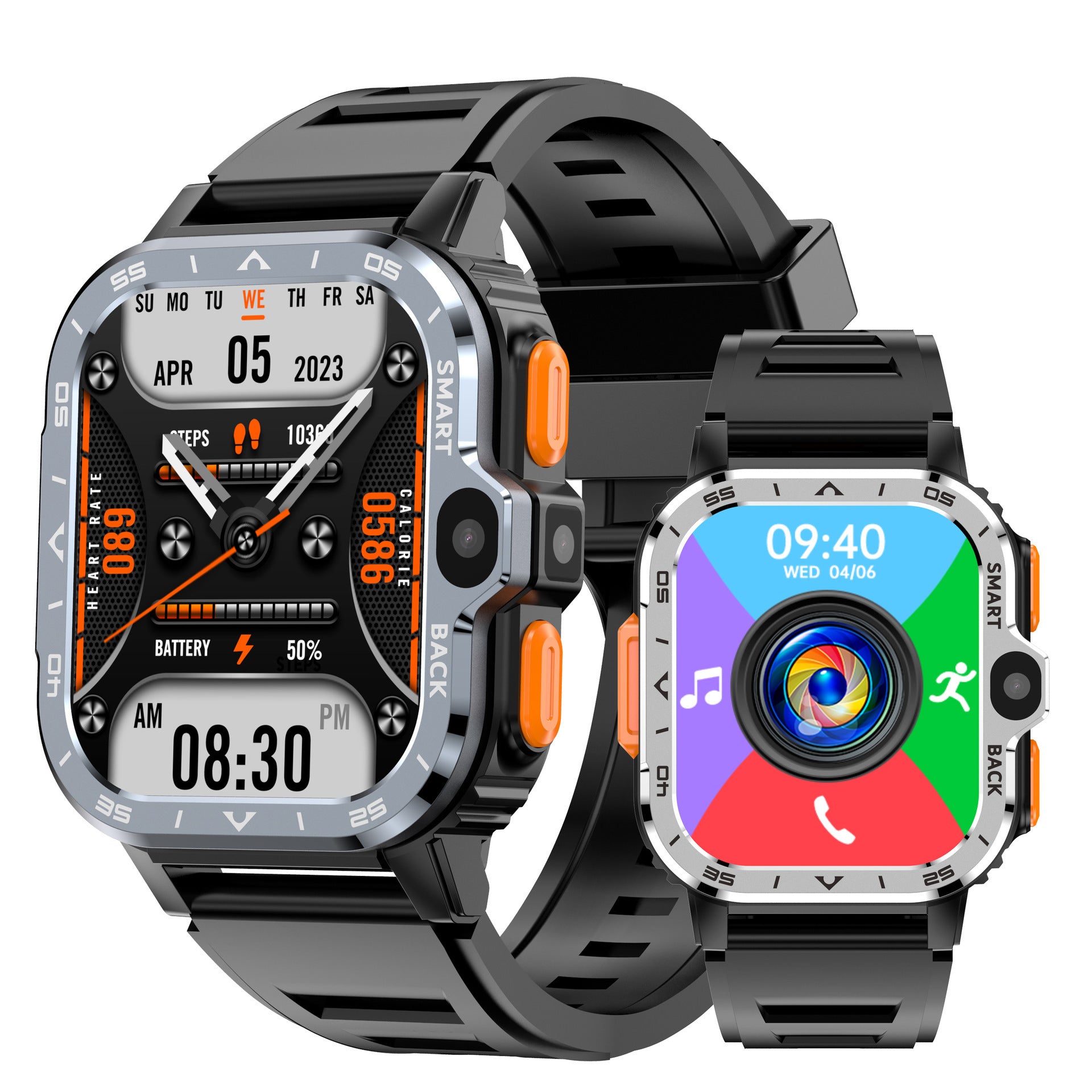 PGD Watch Smart Watch5G Plug-in Card Full Netcom Built-in Google Store Independent APP Download the Three-Proof Sports