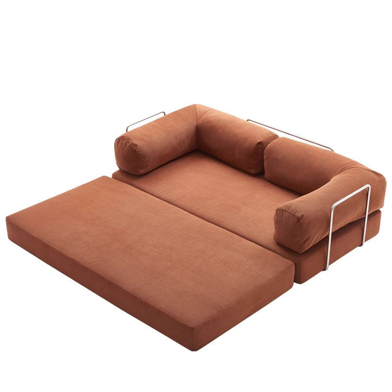 Compression Sofa Fully Detachable Washable Fabric Corduroy Modern Straight Row Sofa Lazy Compression Sofa Shipping and tax not included
