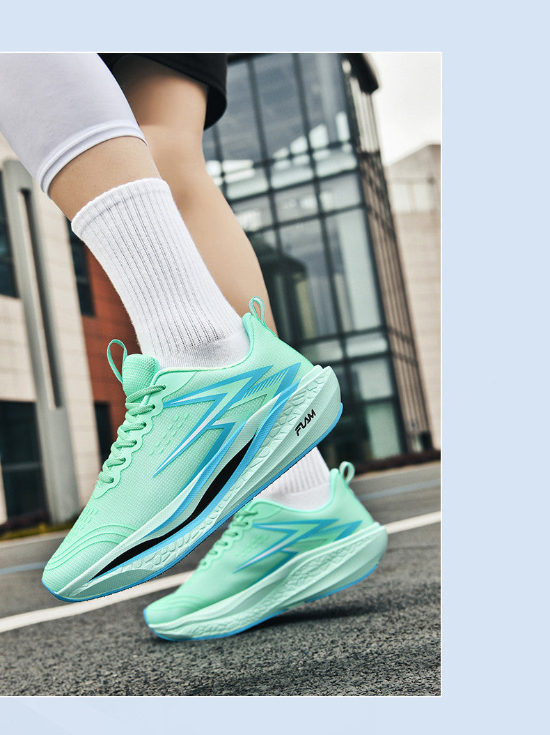 New Large Size Running Shoes Fei Ran4Carbon Plate Marathon Carbon Plate Men's and Women's Racing Body Side Training Sneakers