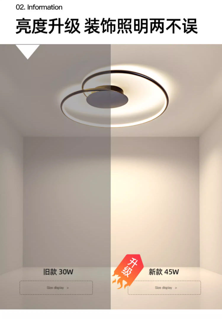 Bedroom light led Modern Minimalist Ceiling Light Internet Celebrity ins Creative Heart-Shaped Home Main Bedroom Study Zhongshan Lighting