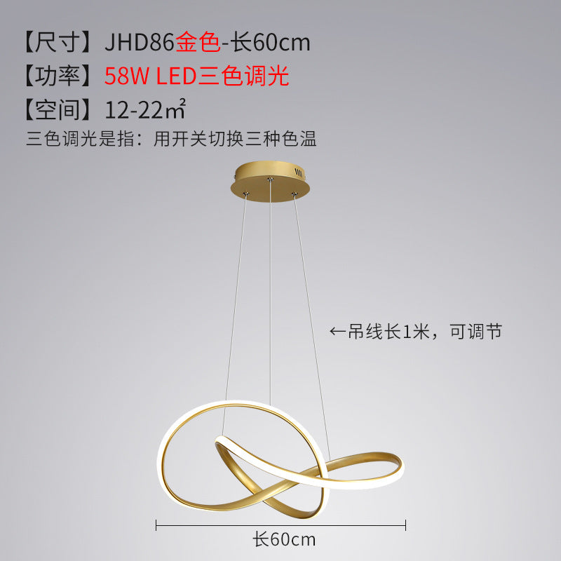 Restaurant Pendant Light Modern Minimalist Dining Room Table Lamp Bar Counter Internet Celebrity Bedroom Pendant Light2025New Model Zhongshan Lighting