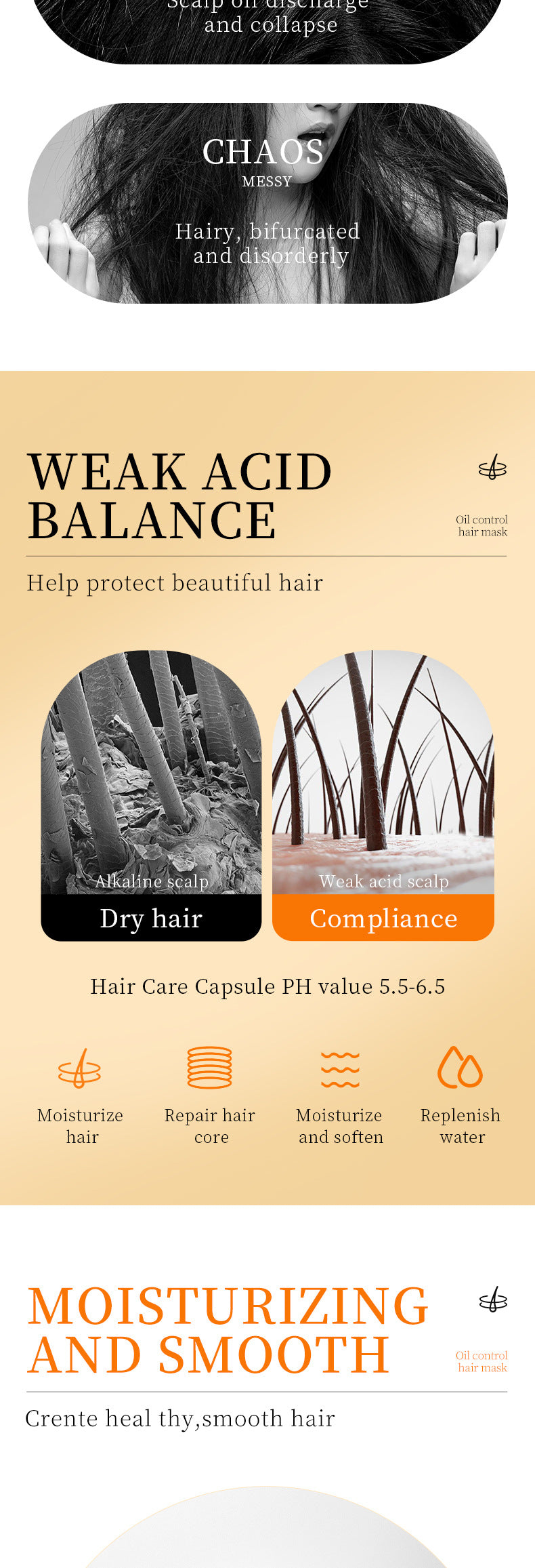 Nut Oil Hair Mask250g SADOER Smooth and Fluffy Hair Care Wholesale for Cross-Border Trade